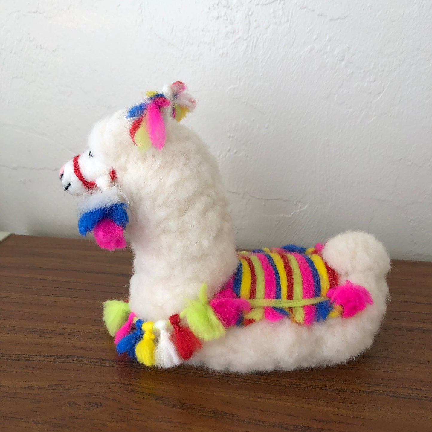 Pepper The Decorated Llama, Needle Felted Llama