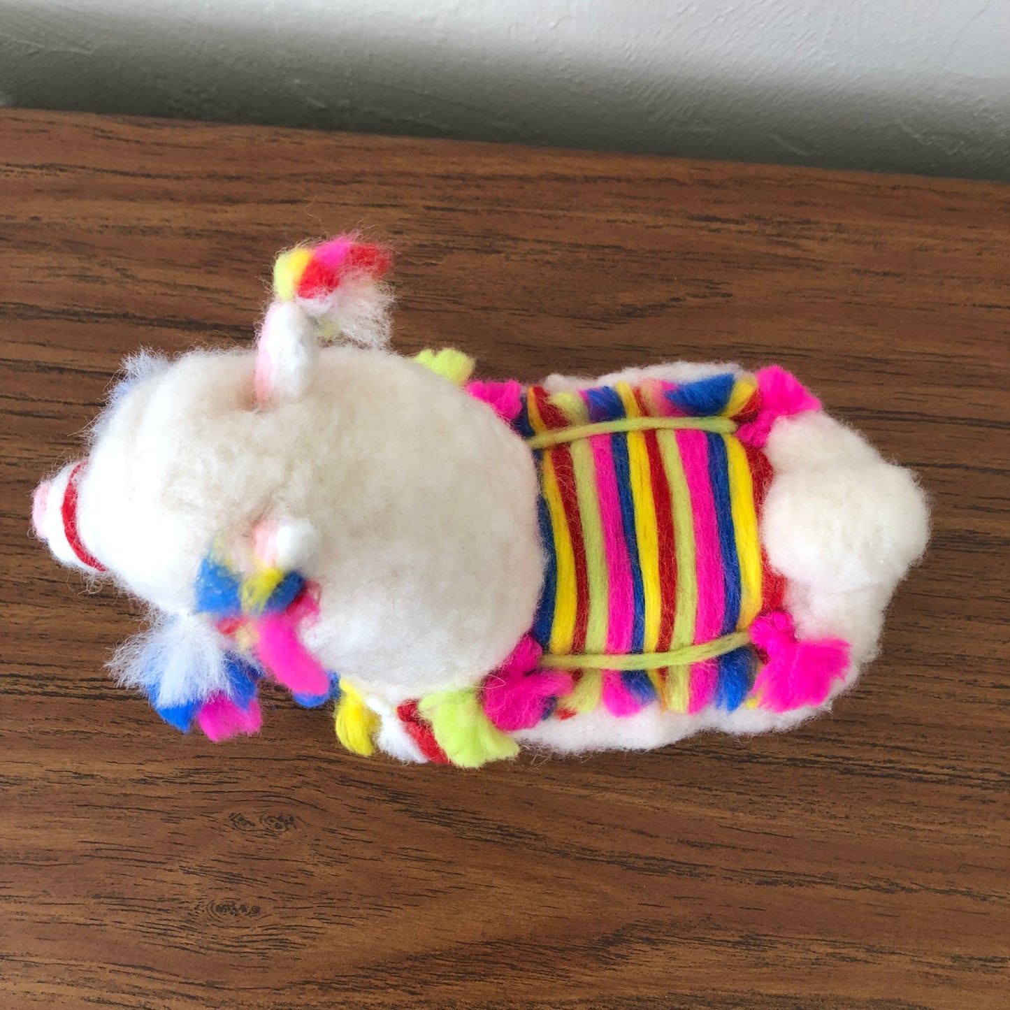 Pepper The Decorated Llama, Needle Felted Llama