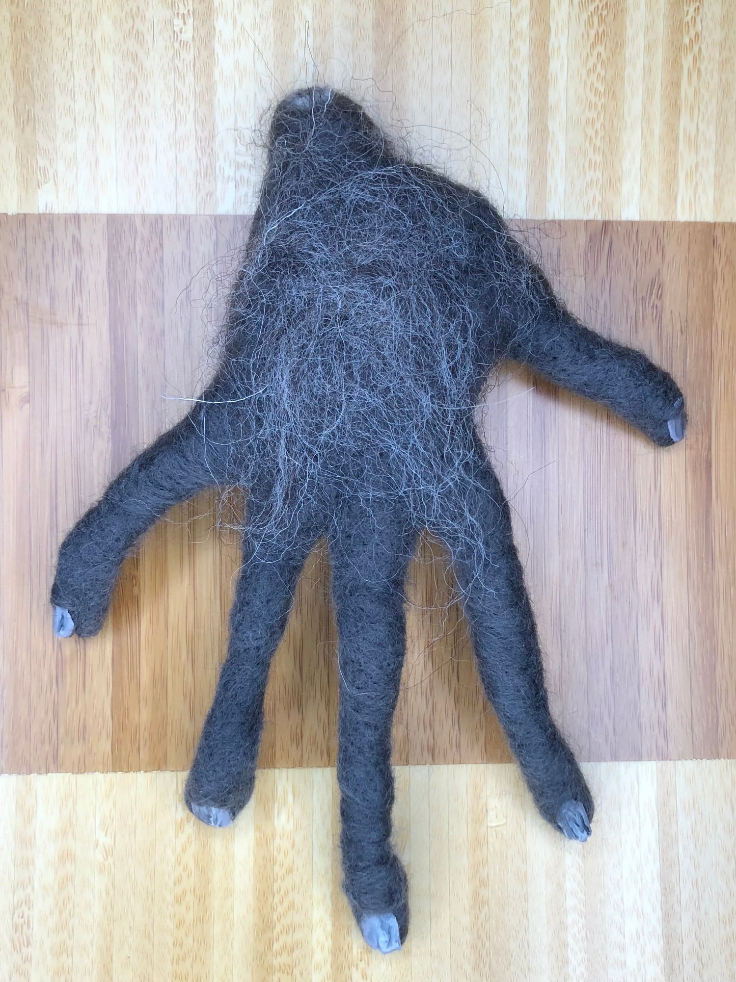 Needle Felted Monkey Paw