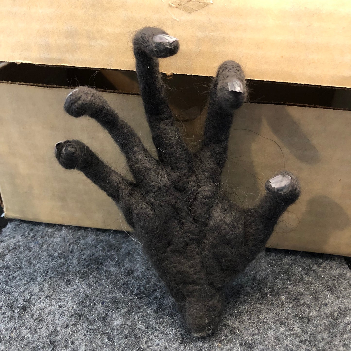 Needle Felted Monkey Paw
