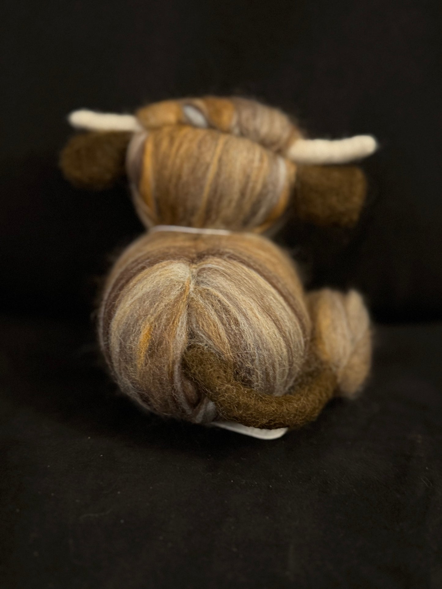 Highland Cow, felted wool