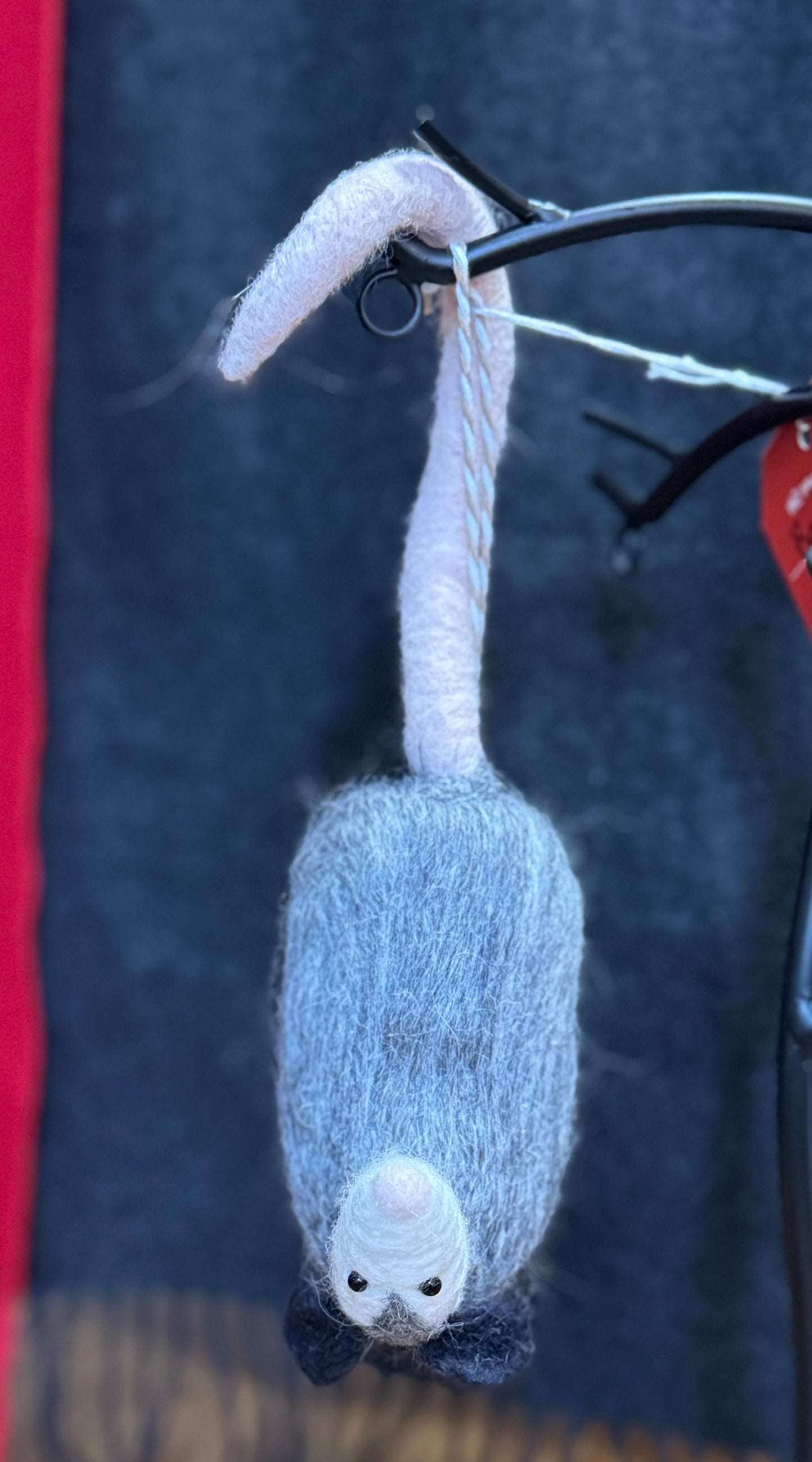 Gretchen, the opossum ornament