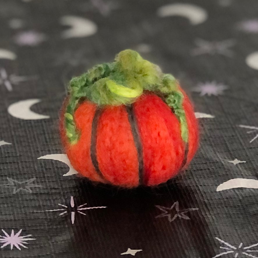 Pumpkin, Needle Felt