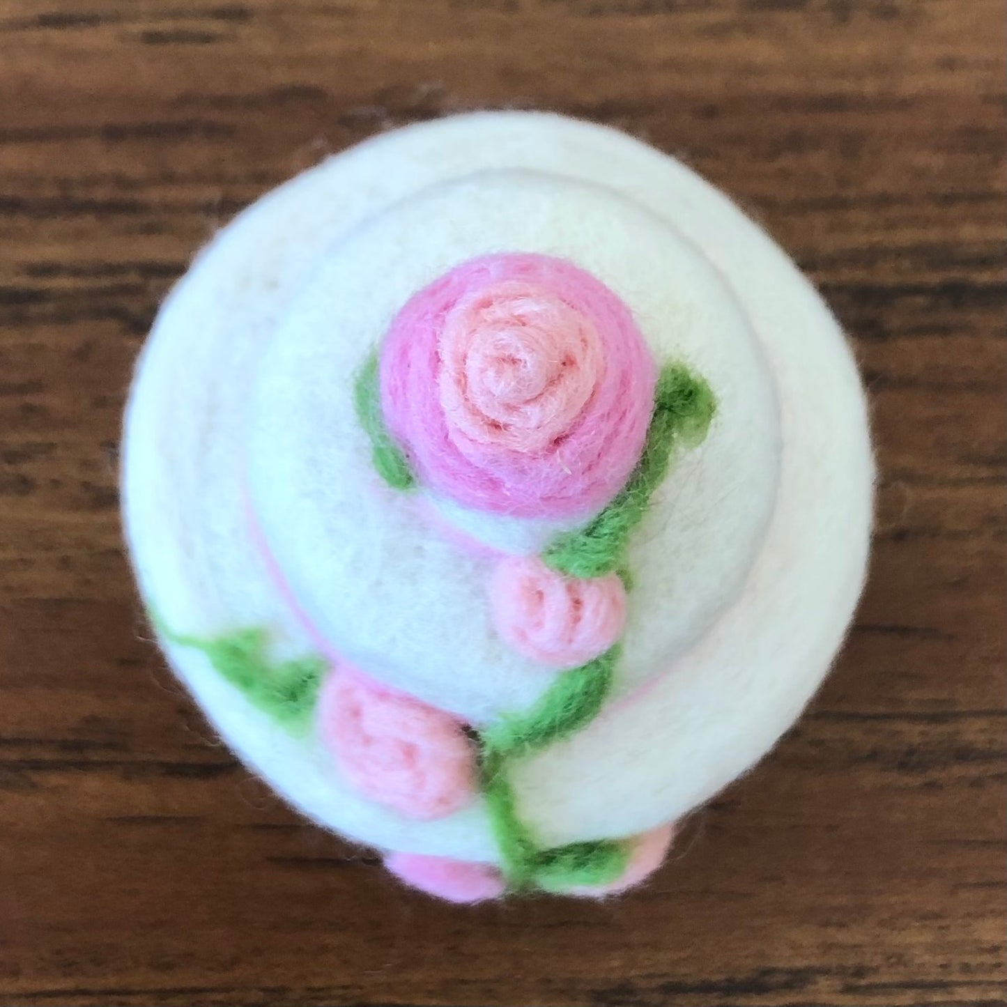 Beautiful Little Felted Cake